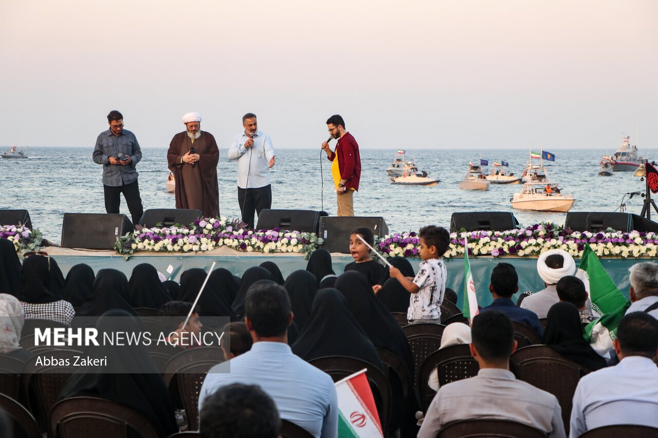 تصاویری جالب از برگزاری برنامه «محفل» در جزیره ابوموسی؛ چرا محفل به بوموسی رفت؟