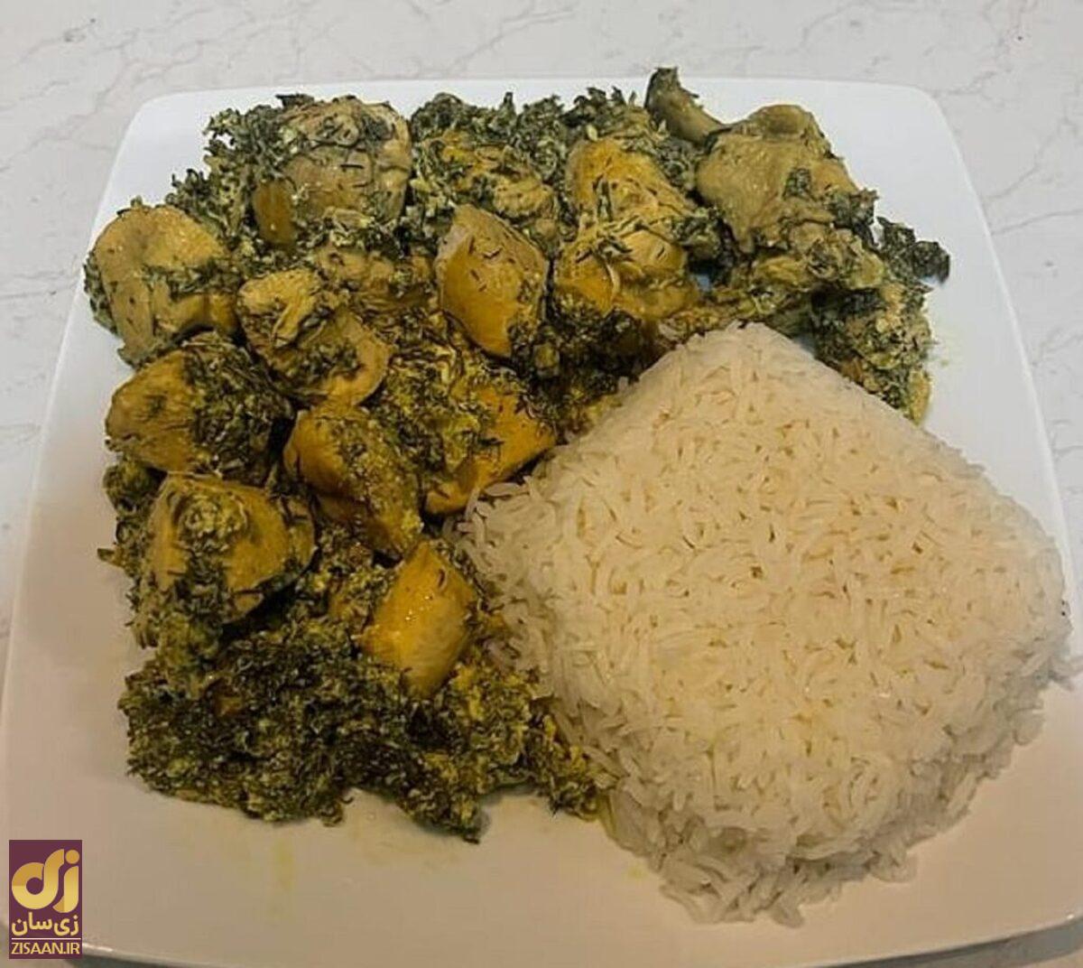 شوید پلو و واویشکا غذای محلی شمالی