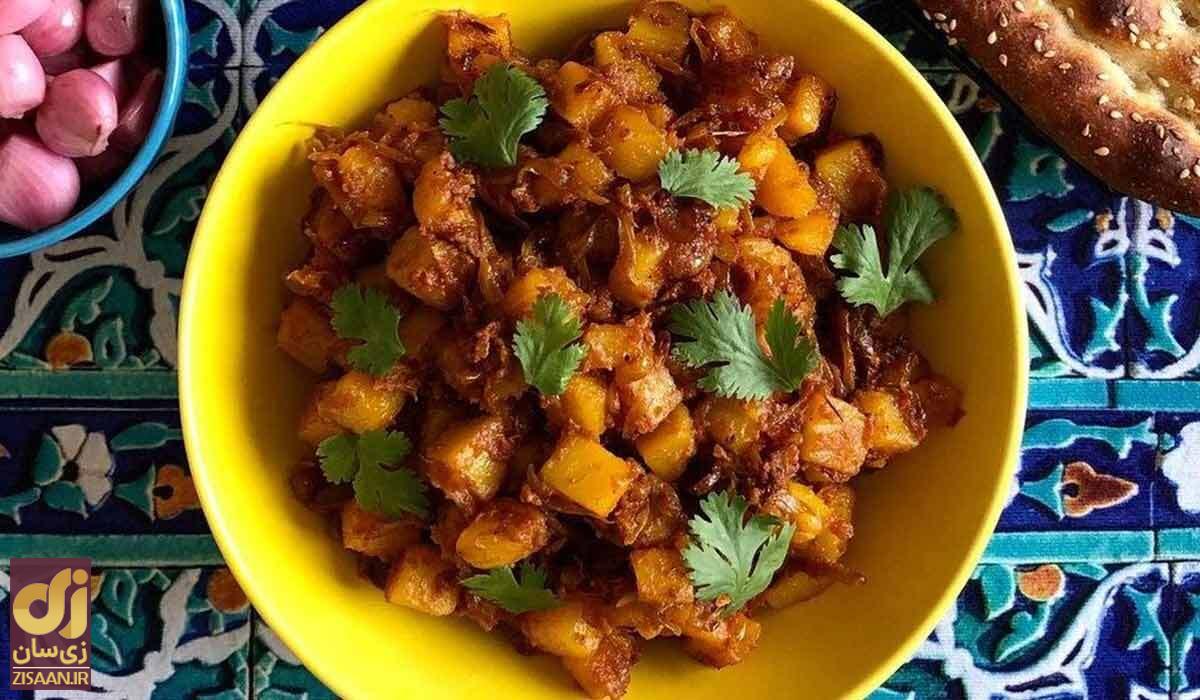 دوپیازه غذای محلی شیرازی