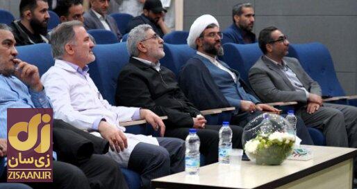 تصاویری از سردار قاآنی با لباس غیرنظامی در بیمارستان بقیة‌الله