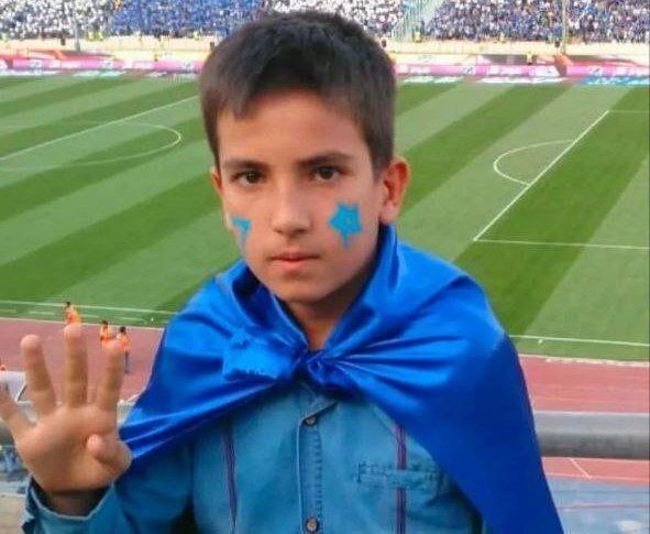 تصویری جالب از کودکی ابوالفضل زمانی بازیکن جوان استقلال