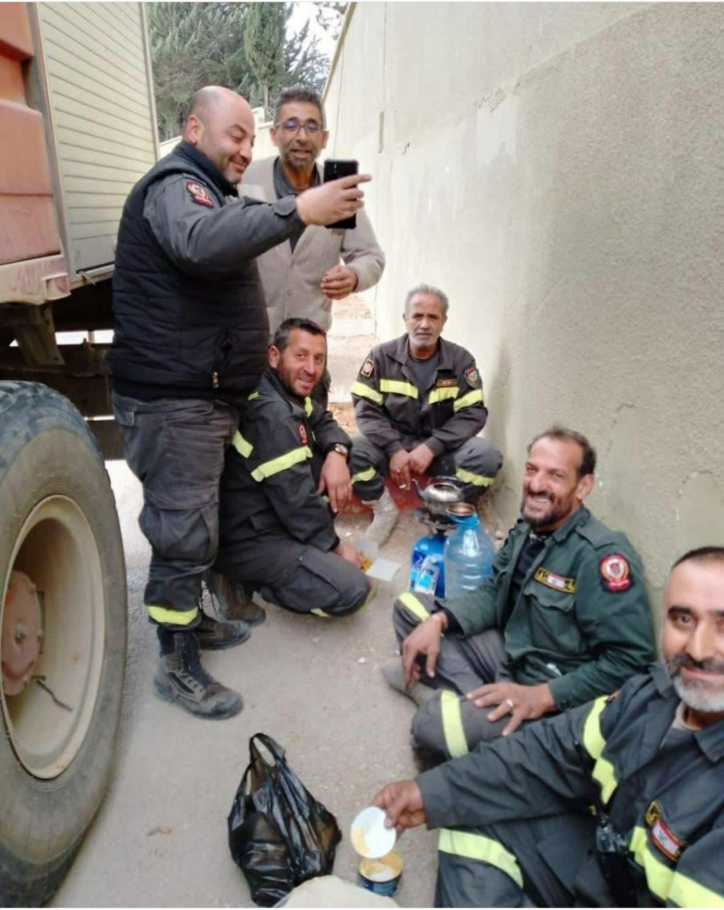 تصاویری از نیروی امداد لبنان که اسرائیل همه را شهید کرد