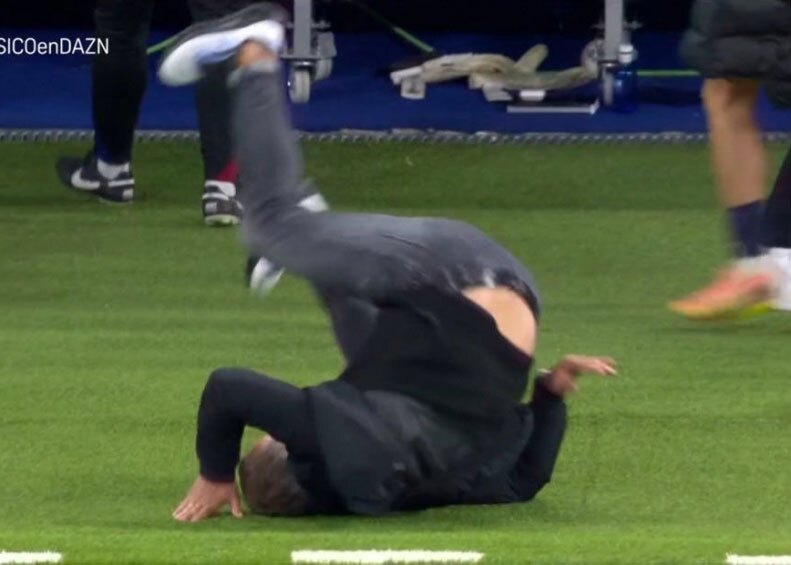 (عکس) حرکات عجیب فلیک: ملق زدن کنار زمین!