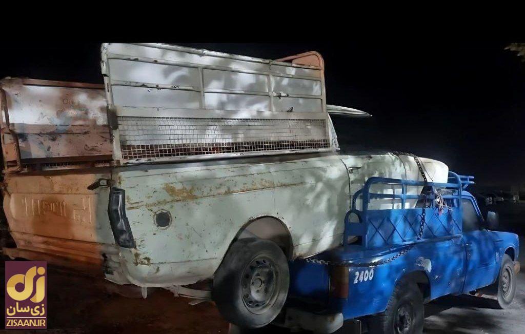 (تصاویر) توقیف یک نیسان آبی با عجیب‌ترین بارِ جهان!