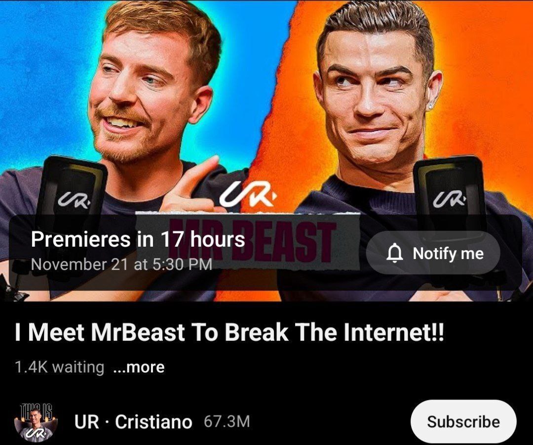 بمب اینترنتی فوق ستاره ترکید؛ مهمان ویژه کریستیانو رونالدو که بود؟