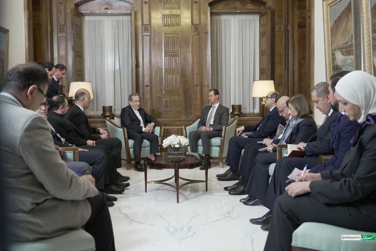 عباس عراقچی با بشار اسد دیدار و گفت‌و‌گو کرد