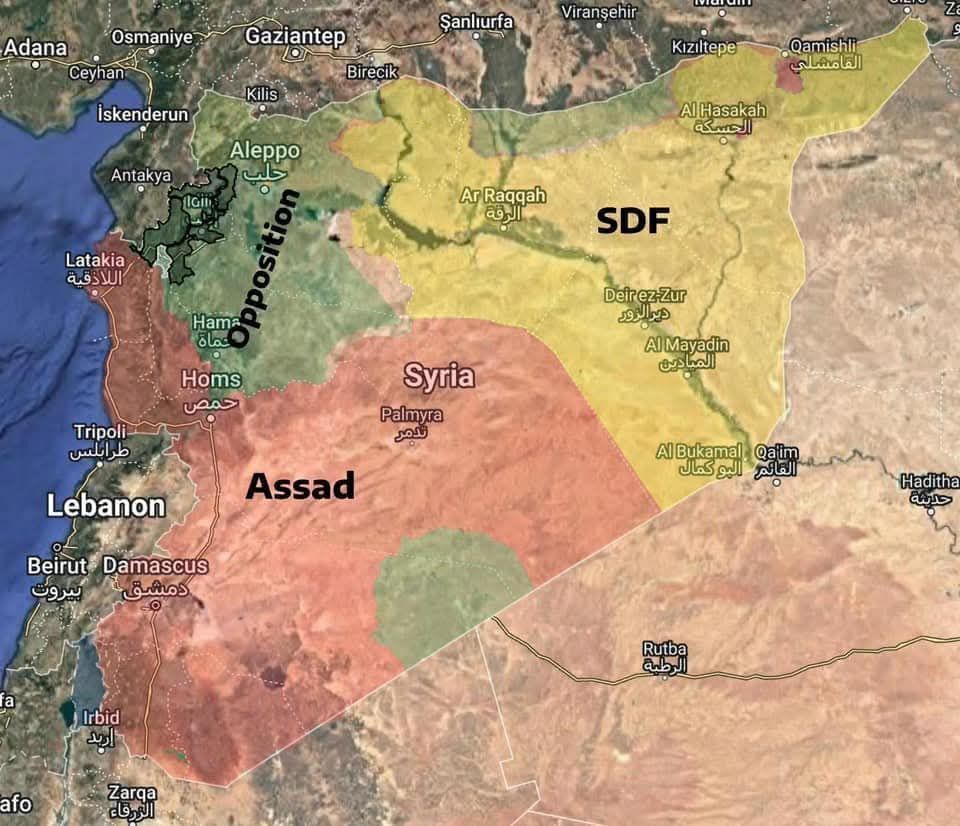 آخرین تحولات میدانی سوریه؛ تروریست‌ها در دروازه حمص و کنترل ۴۰ درصد سوریه از سوی کرد‌ها