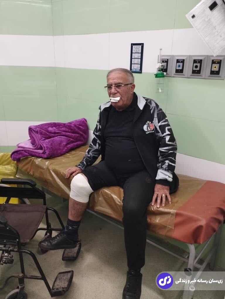 تصادف شدید بازیکن قدیمی استقلال و تیم ملی کشور + عکس