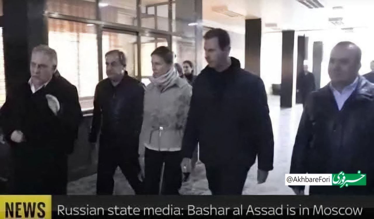 اولین تصویر منتشر شده از بشار اسد در مسکو