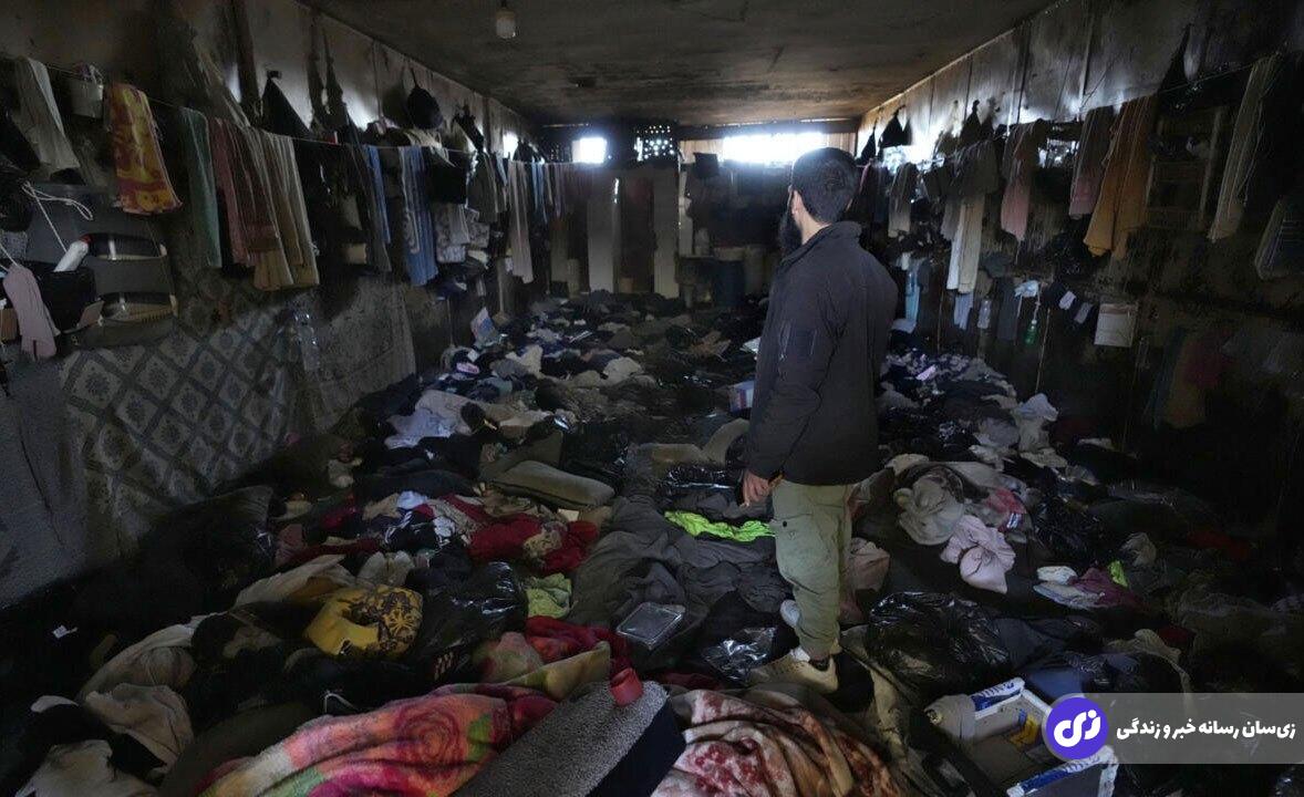 مردی در یکی از بندهای زندان صیدنایا