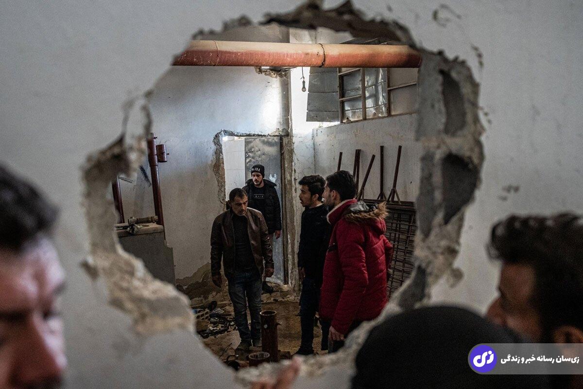 شکافتن دیوار زندان صیدنایا در دمشق و آزادی زندانیان سیاسی بعد از سقوط اسد