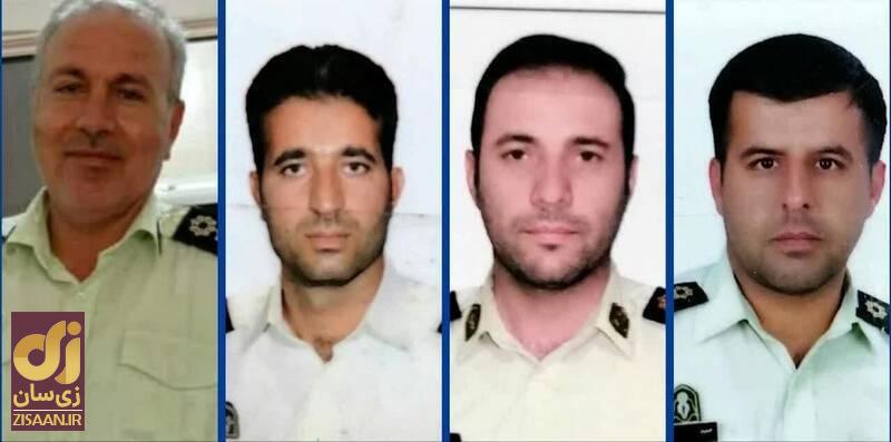 جزئیات فوت دلخراش ۴ مامور نیروی انتظامی + عکس