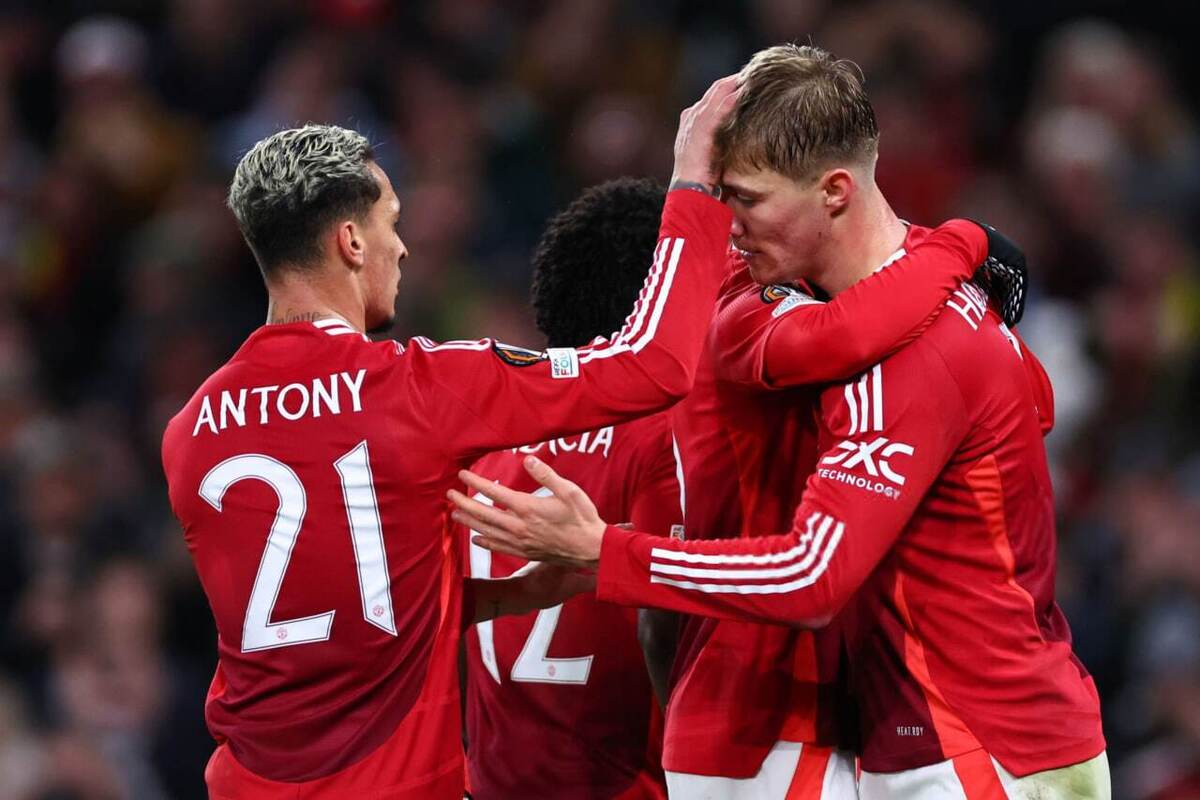 خلاصه بازی منچستر یونایتد ۳ - بوده ۲؛ اولین پیروزی با آموریم