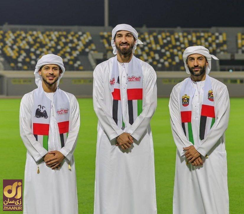 عکس | استایل عربی مهدی قایدی با پرچم امارات!