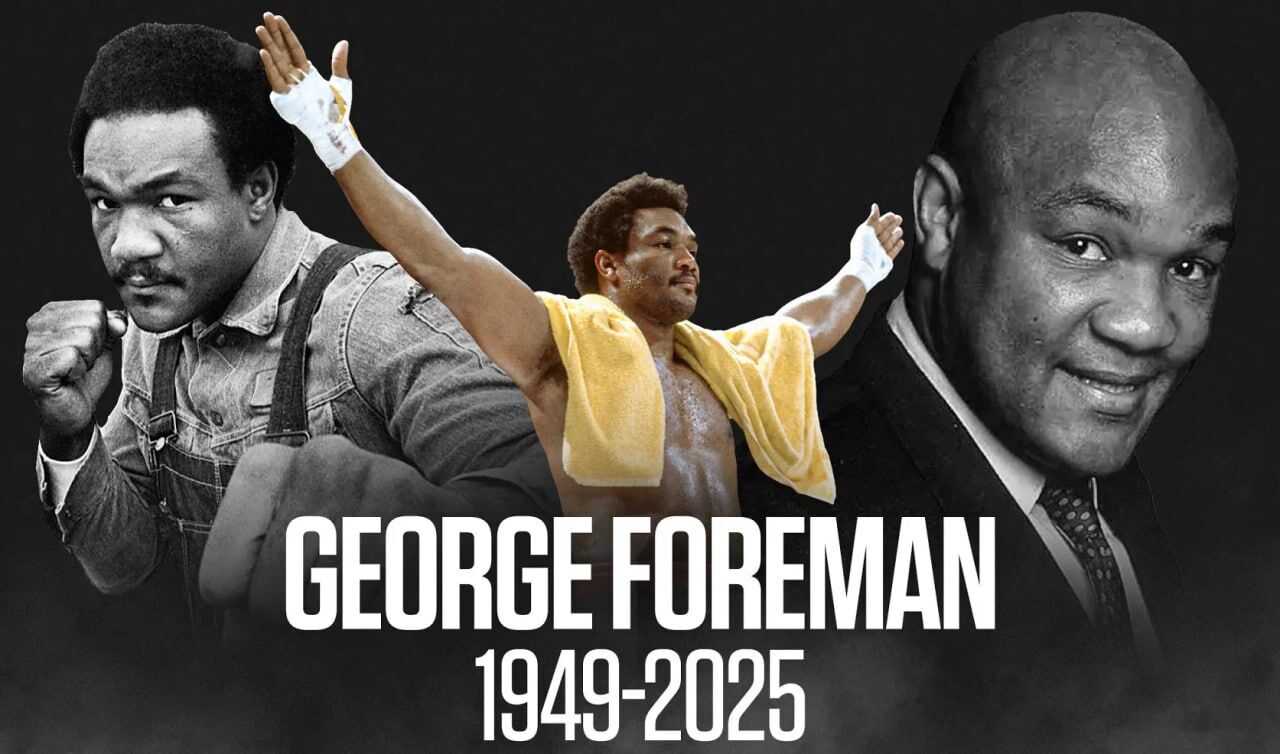 جرج فورمن، بوکسور افسانهای سنگین وزن جهان درگذشت جرج فورمن، بوکسور افسانهای سنگین وزن جهان درگذشت