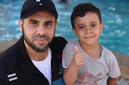 برای اولین بار تصویر ابوعبیده و فرزندش یمان منتشر شد