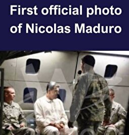 اولین تصویر مادورو در اسارت منتشر شد؛ او در اتاق خواب دستگیر شده بود!