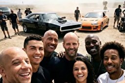 (تصاویر) رونالدو بازیگر «سریع و خشن» شد