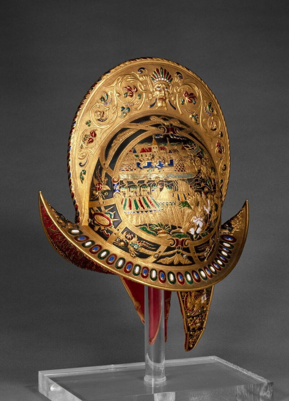 (عکس) کلاهخود افسانه‌ای؛ شاهکار زرگری رنسانس در موزه لوور