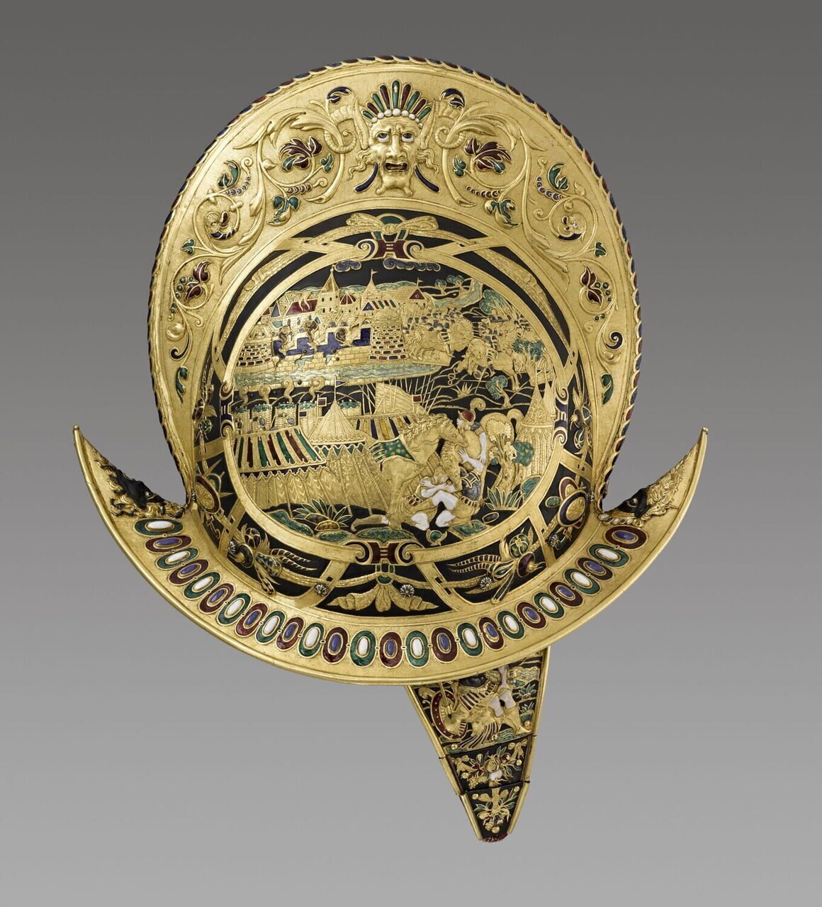 (عکس) کلاهخود افسانه‌ای؛ شاهکار زرگری رنسانس در موزه لوور