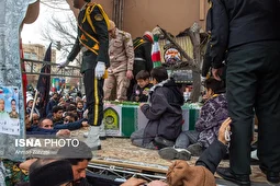 (تصاویر) تشییع پیکر شهدای حوادث اخیر در شهر‌های مختلف ایران