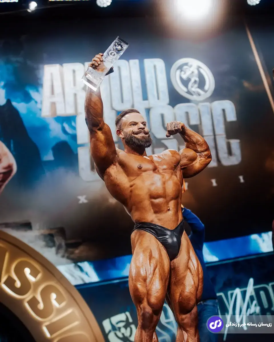 مایک سامرفلد؛ بدنساز آلمانی معروف به «مایک خفن» و رقیب وحید بادپی که پنج بار در مسترالمپیا شرکت کرد و سال ۲۰۲۵ نایب قهرمان شد مایک سامرفلد