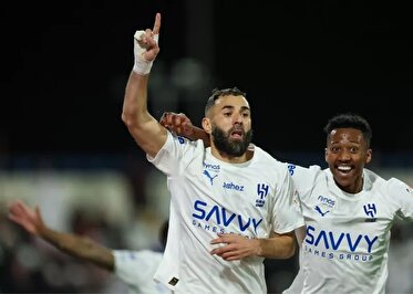 آتش بازی بنزما؛ هت‌تریک در اولین بازی برای الهلال!