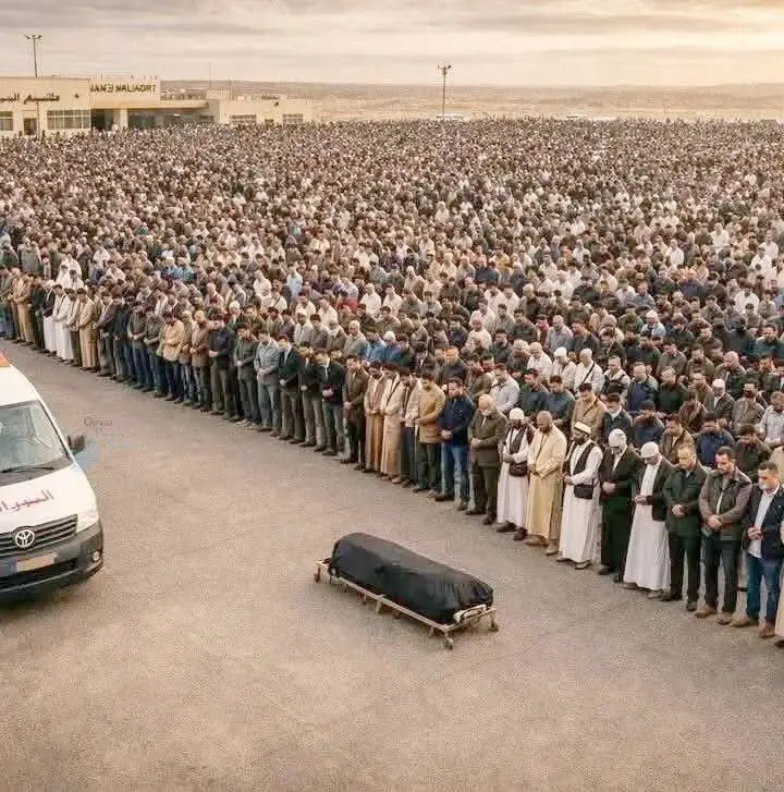 مراسم عجیب تشییع جنازه سیف‌الاسلام قذافی در لیبی