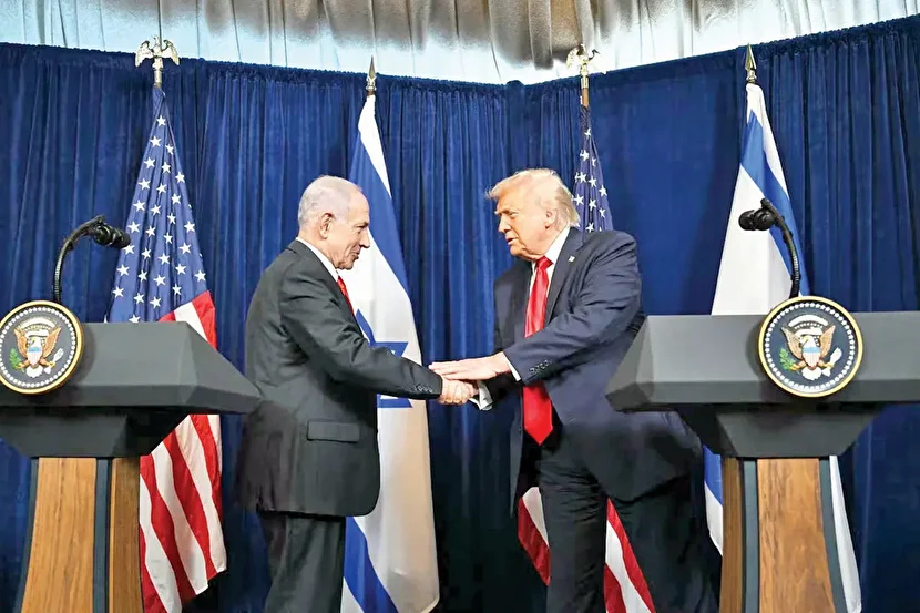 روایت رسانه اسرائیلی از عجیب‌ترین دیدار ترامپ و نتانیاهو در سال‌های گذشته!