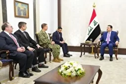 السودانی با فرمانده سنتکام دیدار و گفت‌و‌گو کرد