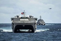 ناو آبراهام لینکلن به دریای عرب رسید