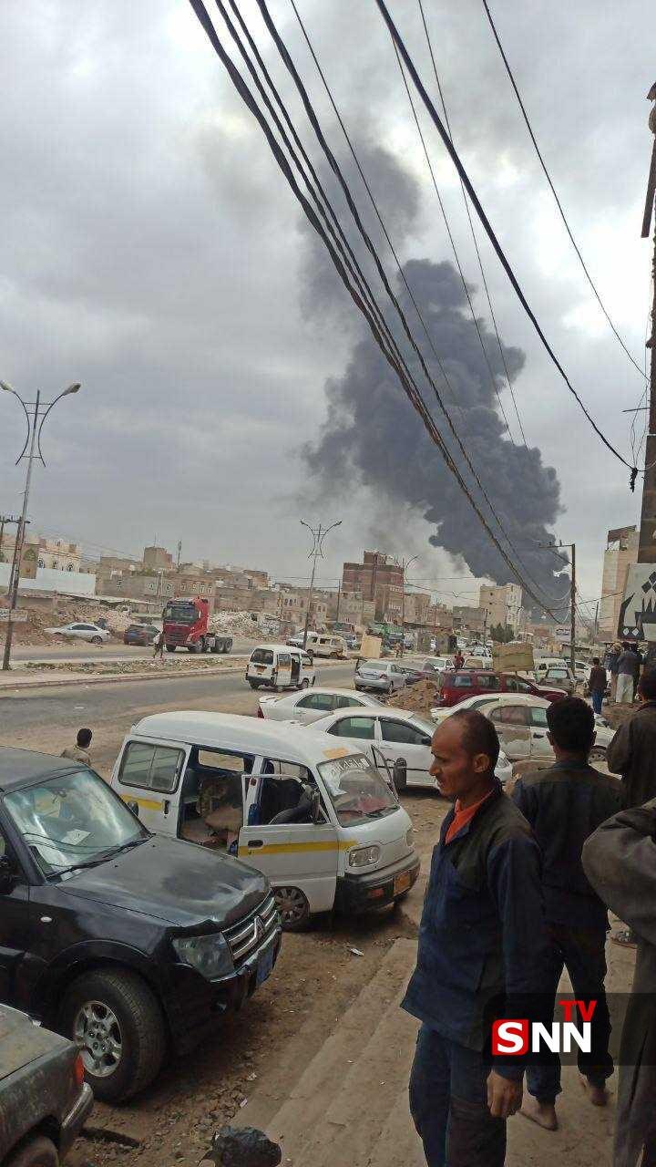 تصاویر | حمله گسترده اسرائیل به فرودگاه صنعا