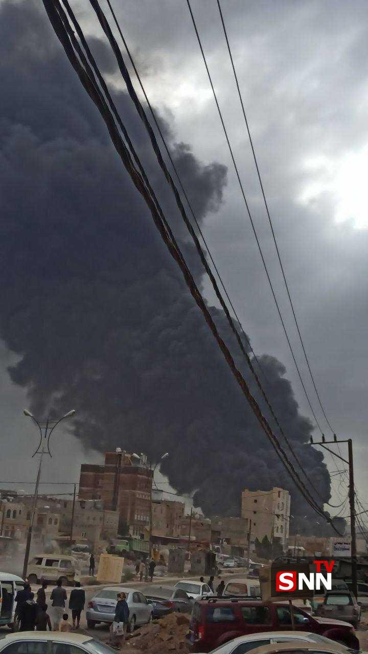 تصاویر | حمله گسترده اسرائیل به فرودگاه صنعا