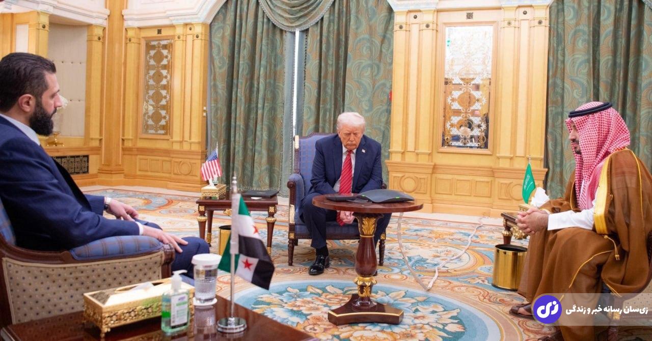 ترامپ با محمد جولانی دیدار کرد ترامپ