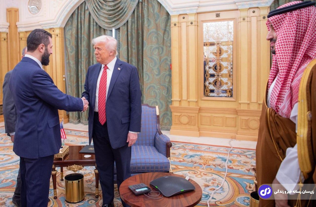 ترامپ با محمد جولانی دیدار کرد ترامپ