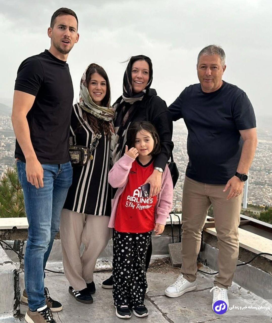 عکس | حضور خانواده اسکوچیچ در تبریز برای جشن قهرمانی