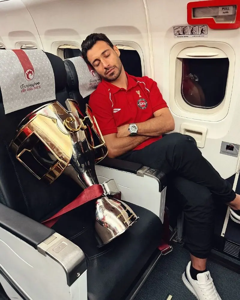 عکس | کنایه تند علیرضا بیرانوند و شجاع خلیل‌زاده به پرسپولیسی‌ها