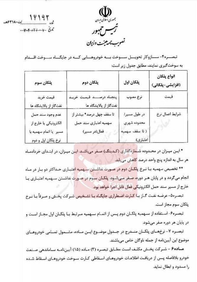 تصمیم جدید دولت درباره نرخ گازوئیل اعلام شد