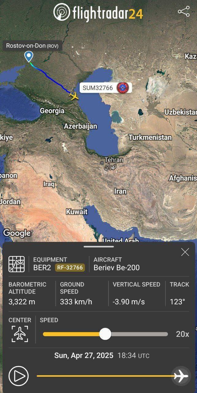 تصاویری از ورود هواپیما‌های ارتش روسیه به ایران