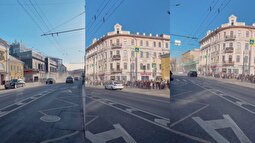 ویدئو | لحظه عبور کاروان حفاظتی عجیب پوتین از خیابان‌های مسکو!