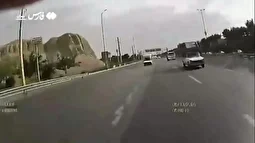 ویدئو | تعقیب‌و‌گریز هیجانی سارقان در بزرگراه آوینی تهران