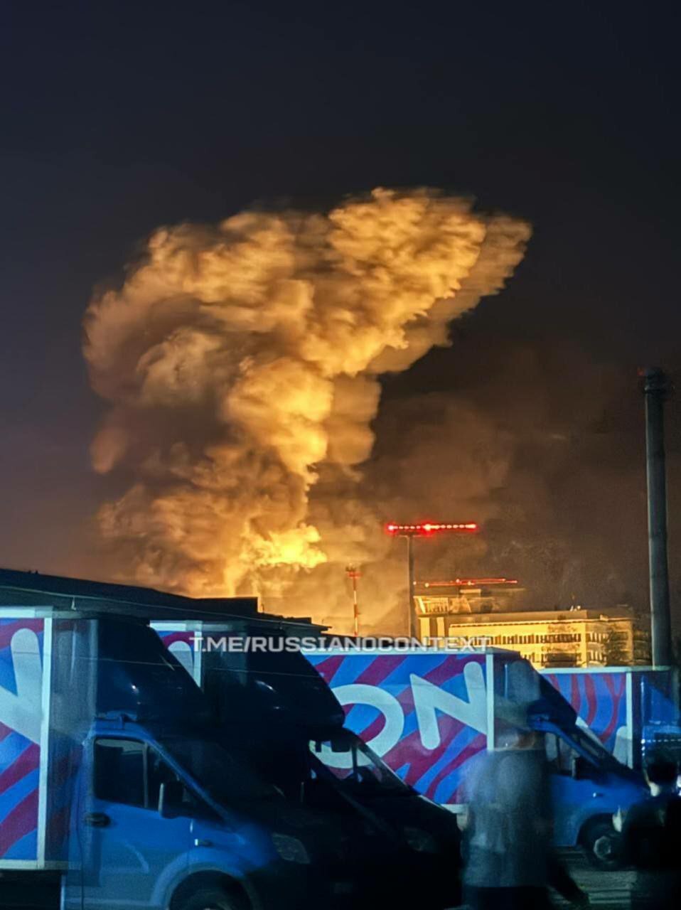 تصویری از حمله سخت و تاریخی اوکراین به روسیه