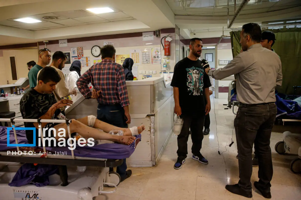تصاویر | مجروحین حمله رژیم صهیونیستی به تهران