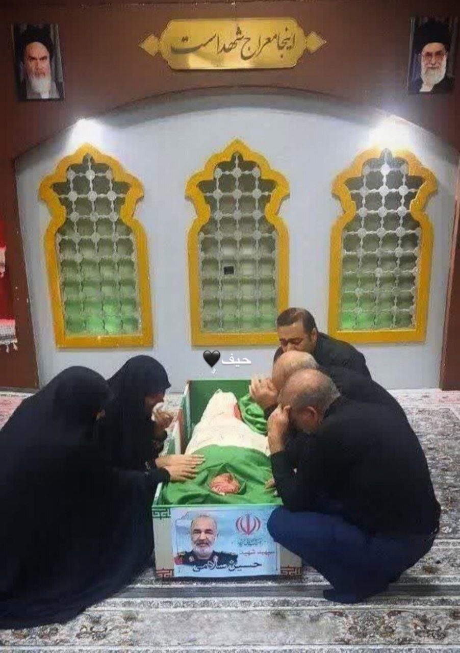 عکس | اولین تصویر از پیکر سردار سلامی در معراج شهدا عکس | اولین تصویر از پیکر سردار سلامی در معراج شهدا