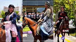 ویدئو | اقدام عجیب استانداری کردستان برای استقبال از هیئت خارجی؛ سوارکاری زنان در جاده!