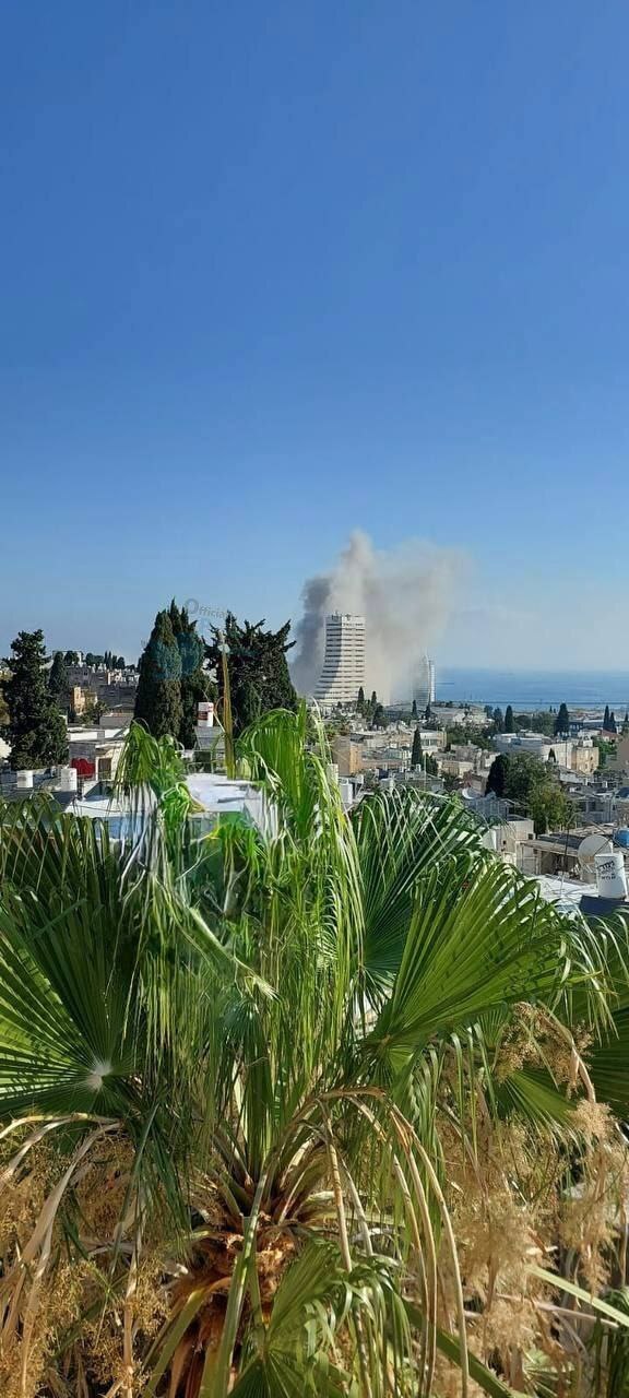 تصاویری از آغاز موج جدید حملات موشکی ایران