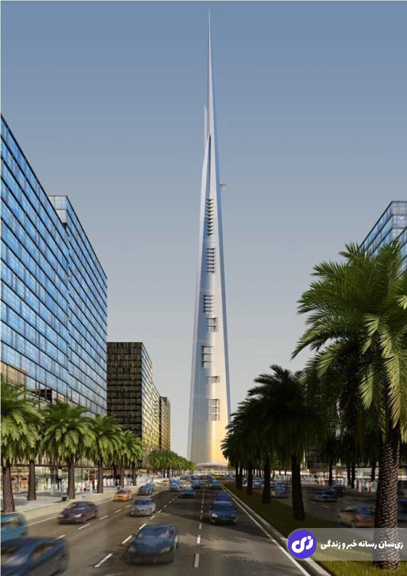 تصاویر | رکوردشکنی شاهزاده سعودی در بیابان؛ بلندترین برج جهان در جده ساخته می‌شود