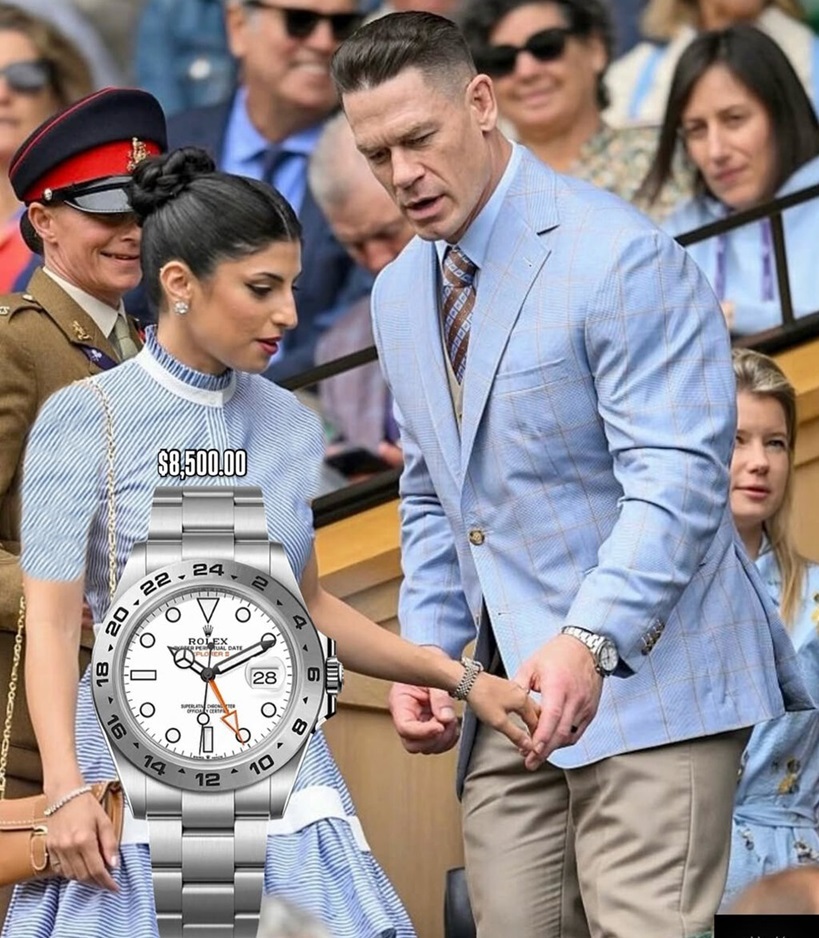 رولکس جان سینا در کنار همسر ایرانیاش جلب توجه کرد رولکس جان سینا در کنار همسر ایرانیاش