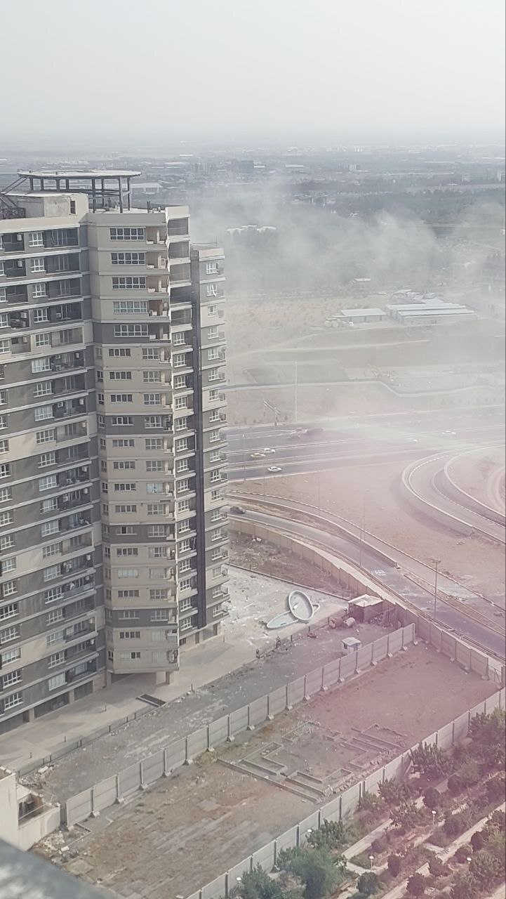 تصاویر جدید از انفجار مهیب در برج چیتگر تصاویر جدید از انفجار مهیب در برج چیتگر