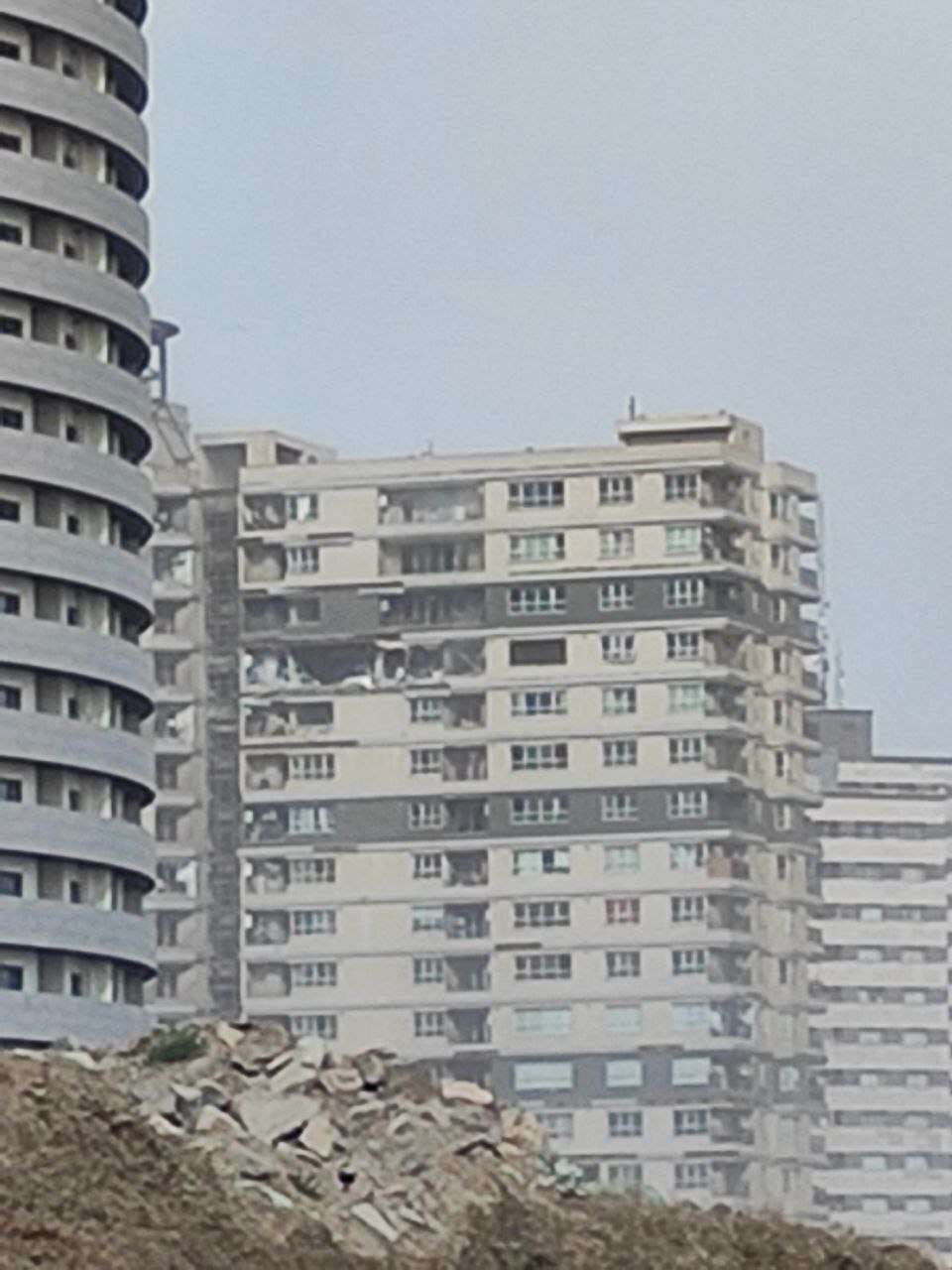 تصاویر جدید از انفجار مهیب در برج چیتگر تصاویر جدید از انفجار مهیب در برج چیتگر